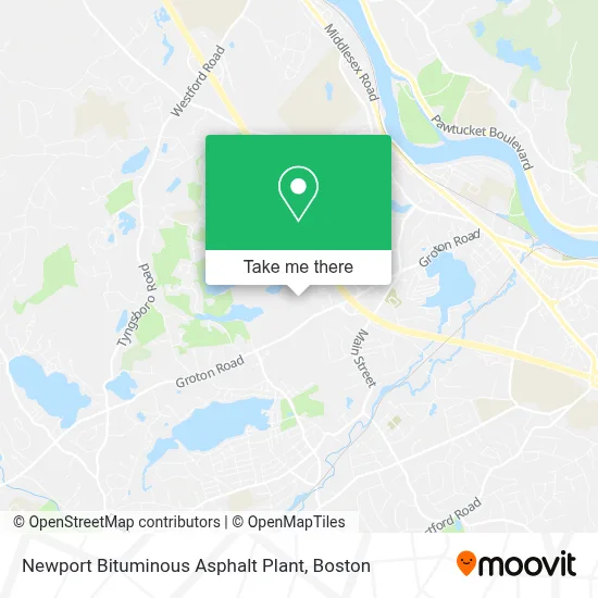 Newport Bituminous Asphalt Plant map
