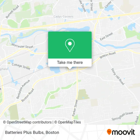 Batteries Plus Bulbs map