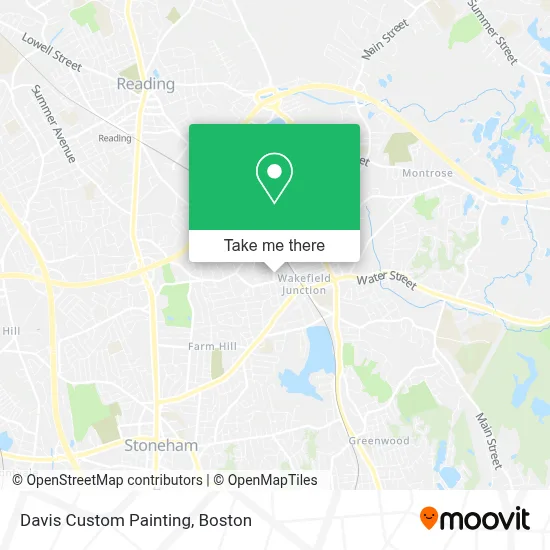Davis Custom Painting map