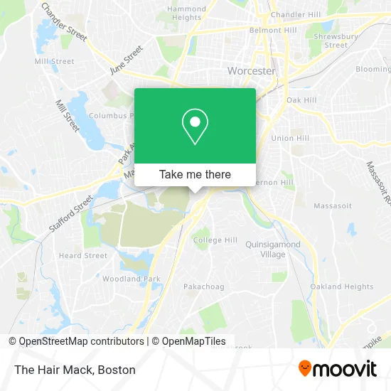 The Hair Mack map