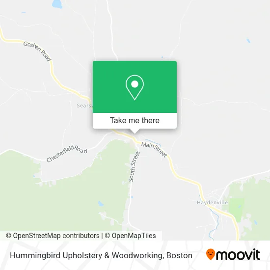 Hummingbird Upholstery & Woodworking map