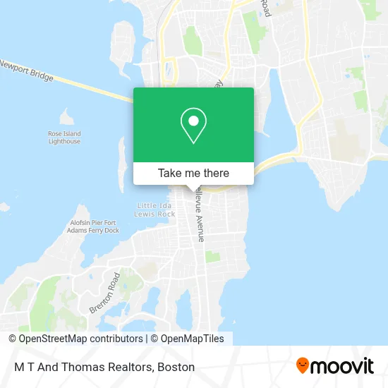 M T And Thomas Realtors map