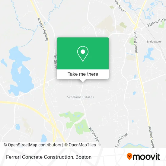 Ferrari Concrete Construction map