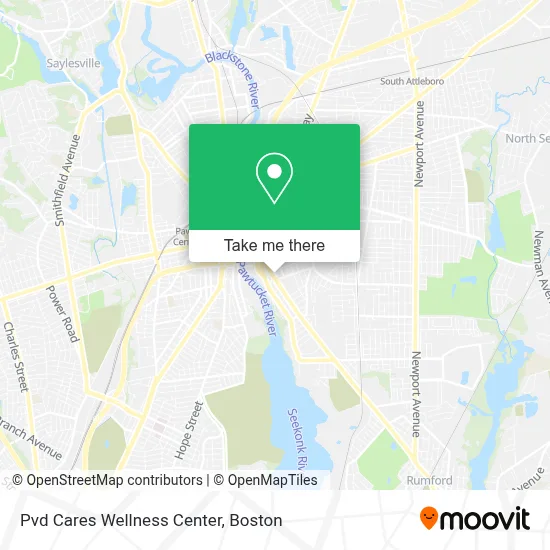 Pvd Cares Wellness Center map