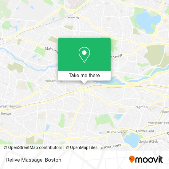 Relive Massage map