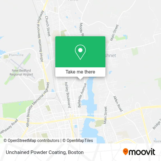 Unchained Powder Coating map
