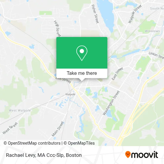 Rachael Levy, MA Ccc-Slp map