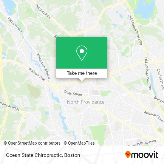 Ocean State Chiropractic map