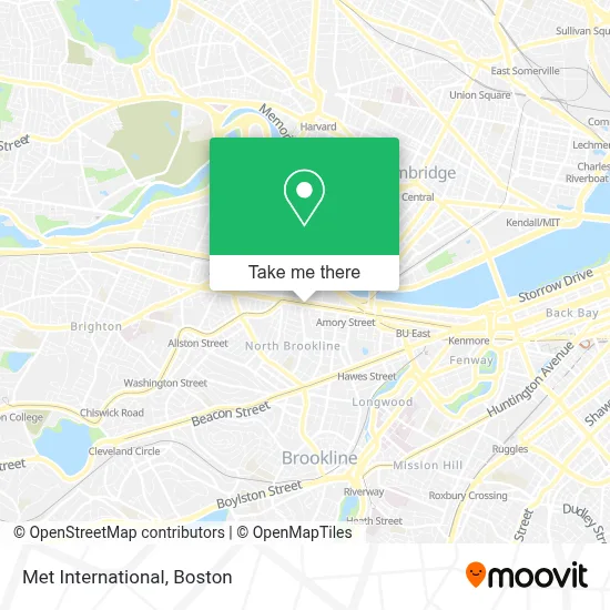 Met International map