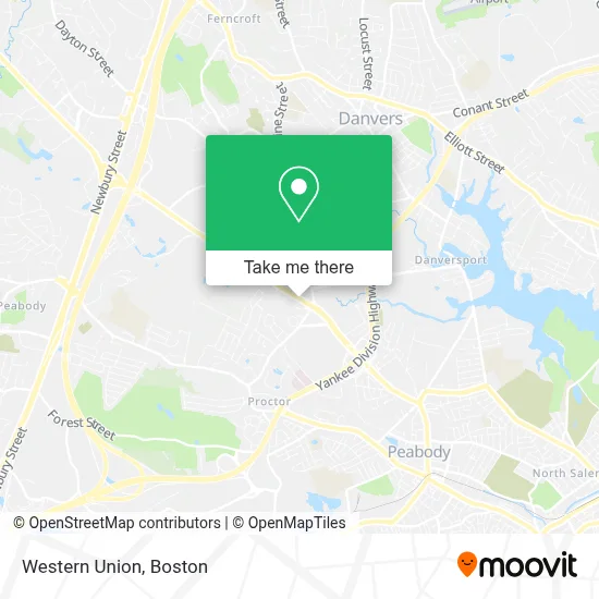 Western Union map