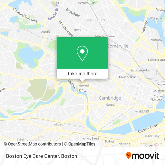 Boston Eye Care Center map