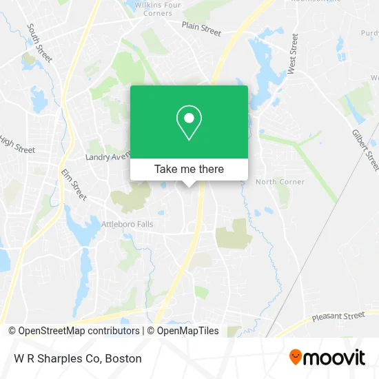 W R Sharples Co map