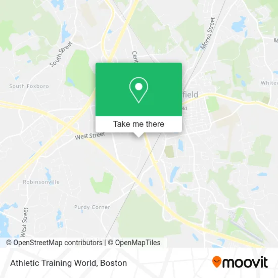 Athletic Training World map