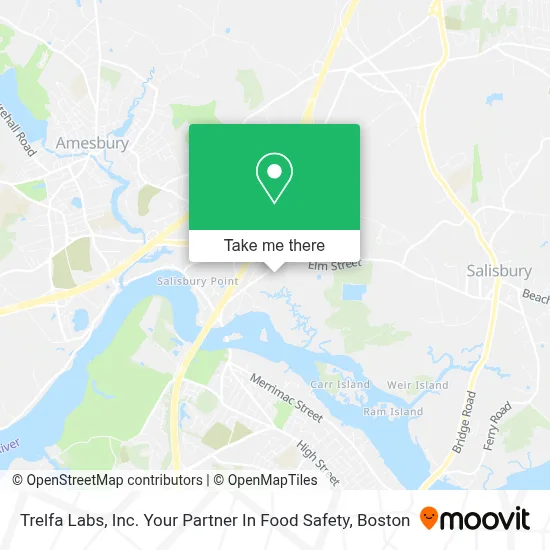 Trelfa Labs, Inc. Your Partner In Food Safety map