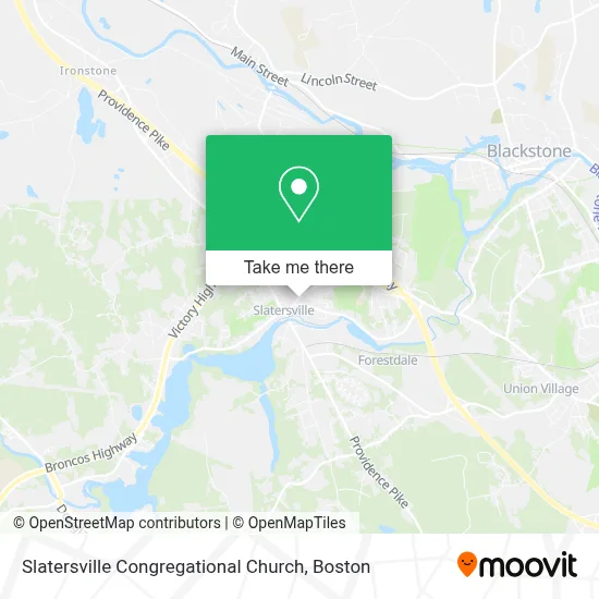 Slatersville Congregational Church map