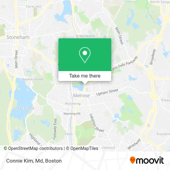 Connie Kim, Md map