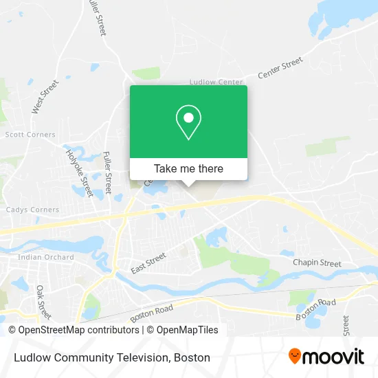 Ludlow Community Television map
