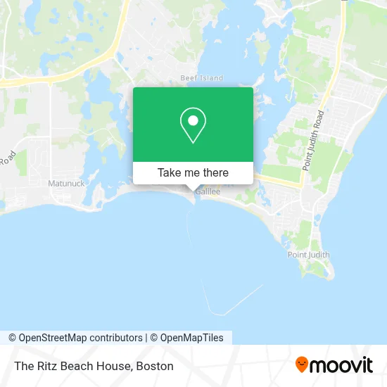 The Ritz Beach House map