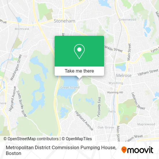 Metropolitan District Commission Pumping House map