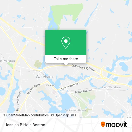 Jessica B Hair map