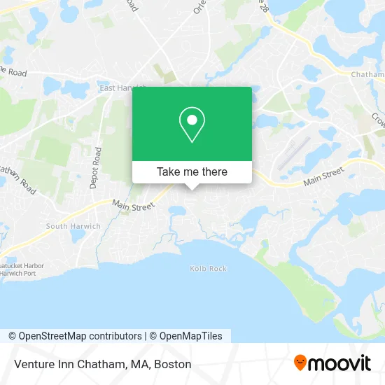 Venture Inn Chatham, MA map