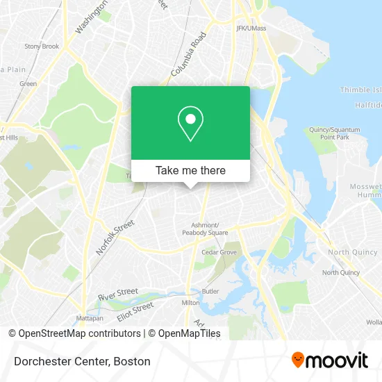 Dorchester Center map