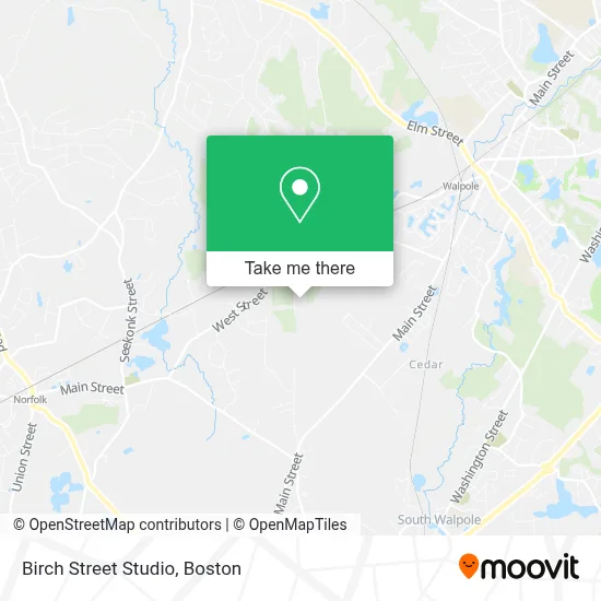 Birch Street Studio map