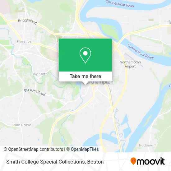 Smith College Special Collections map