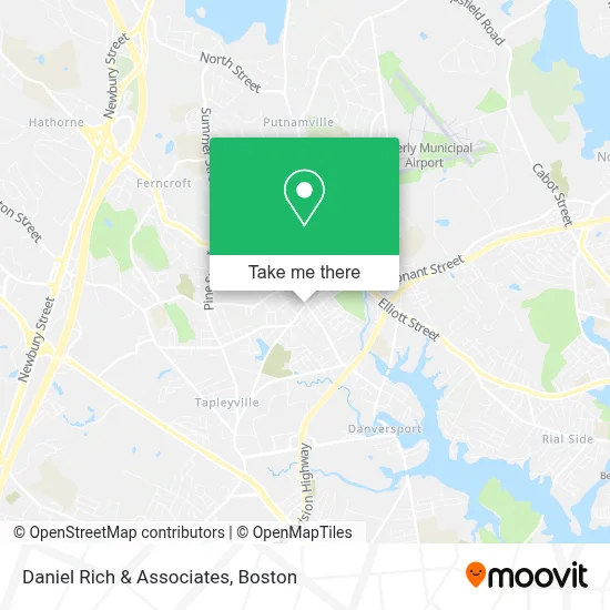 Daniel Rich & Associates map