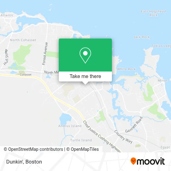 Dunkin' map