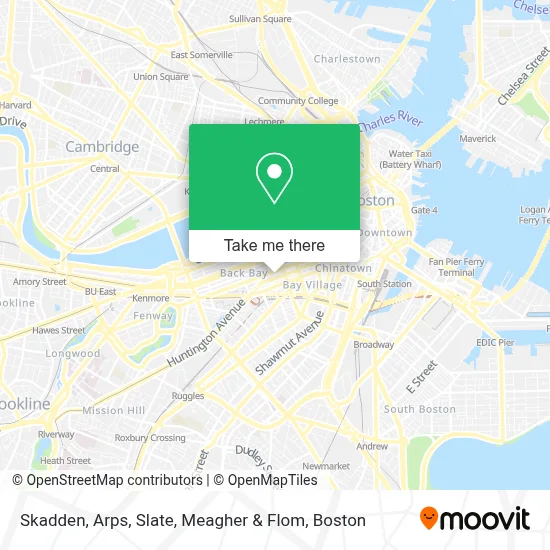 Skadden, Arps, Slate, Meagher & Flom map