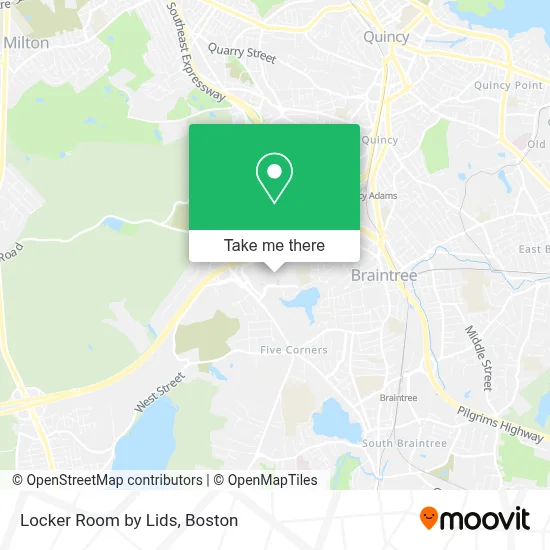Locker Room by Lids map