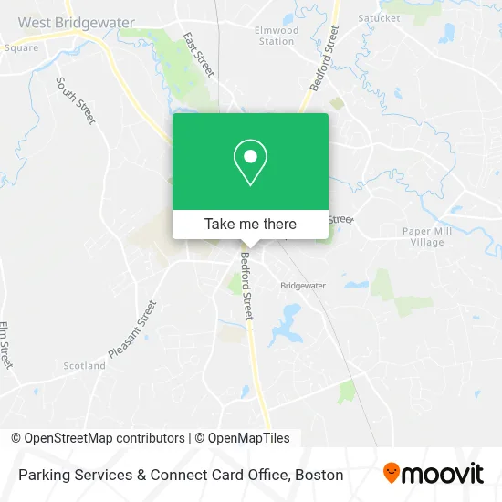 Parking Services & Connect Card Office map