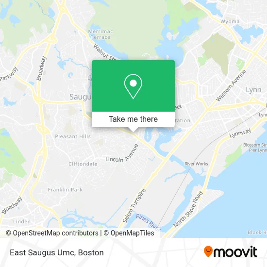 East Saugus Umc map