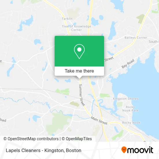 Lapels Cleaners - Kingston map
