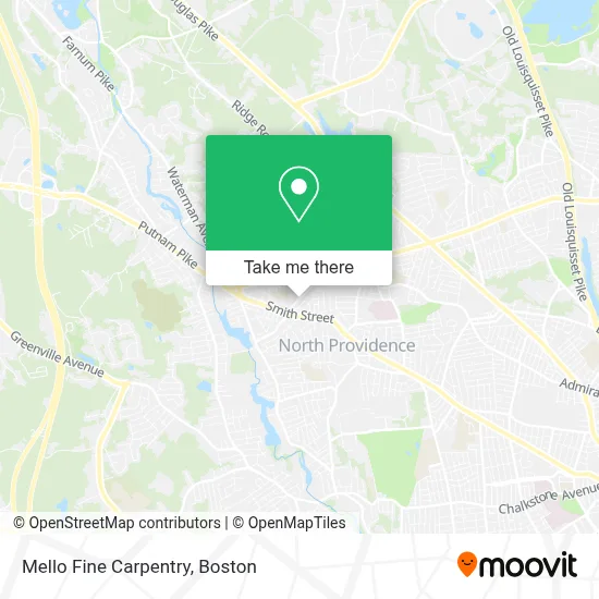Mello Fine Carpentry map