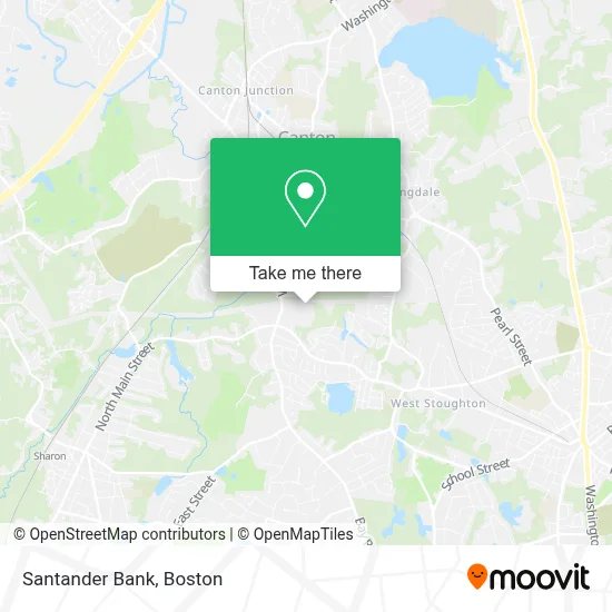 Santander Bank map