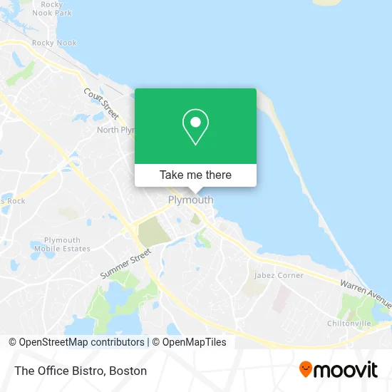 The Office Bistro map