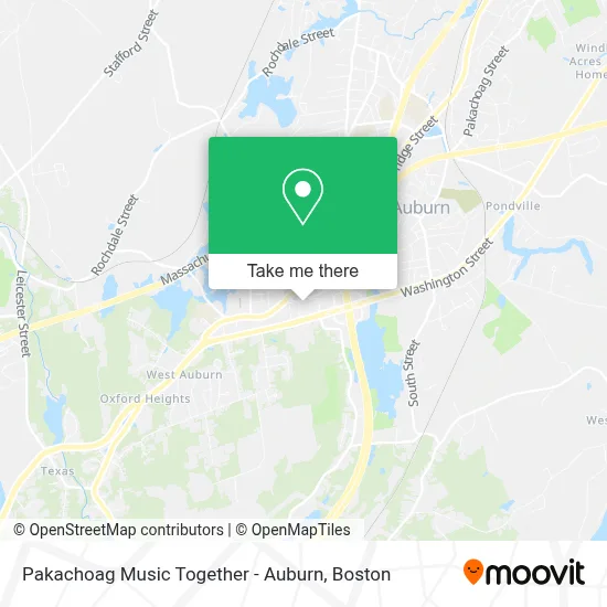 Pakachoag Music Together - Auburn map
