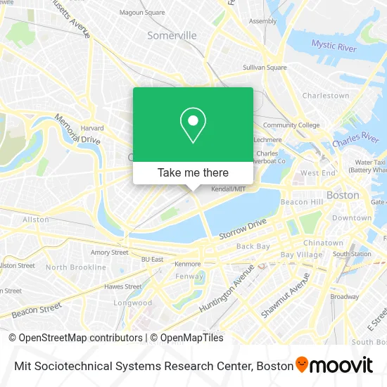 Mit Sociotechnical Systems Research Center map