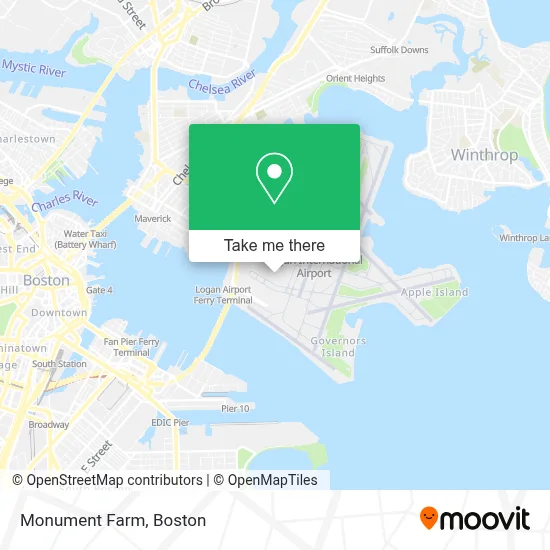 Monument Farm map
