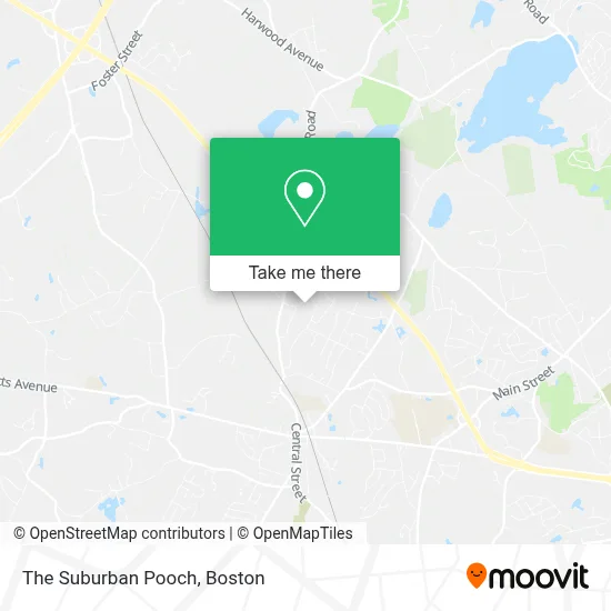 The Suburban Pooch map