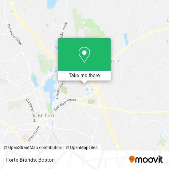 Forte Brands map