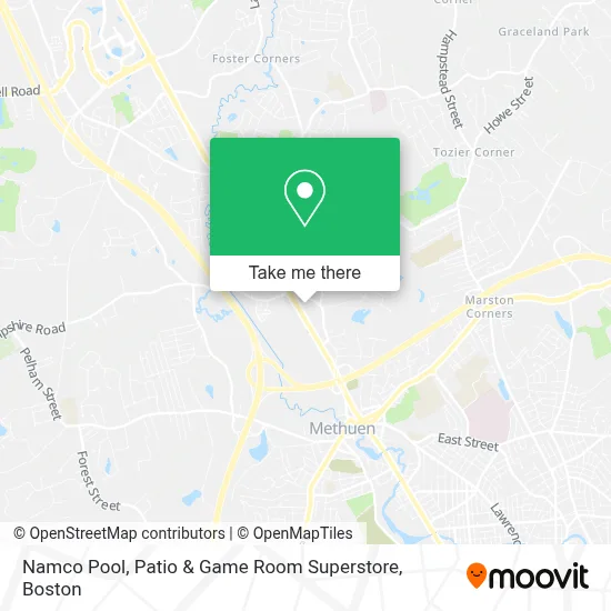 Namco Pool, Patio & Game Room Superstore map