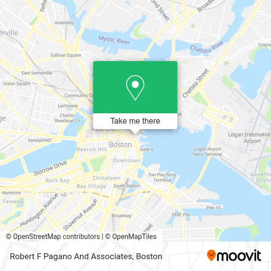 Robert F Pagano And Associates map