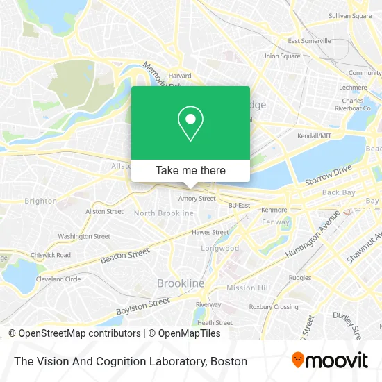 The Vision And Cognition Laboratory map