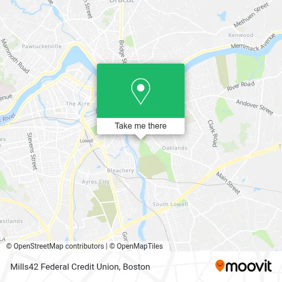 Mills42 Federal Credit Union map