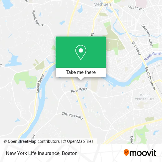 New York Life Insurance map