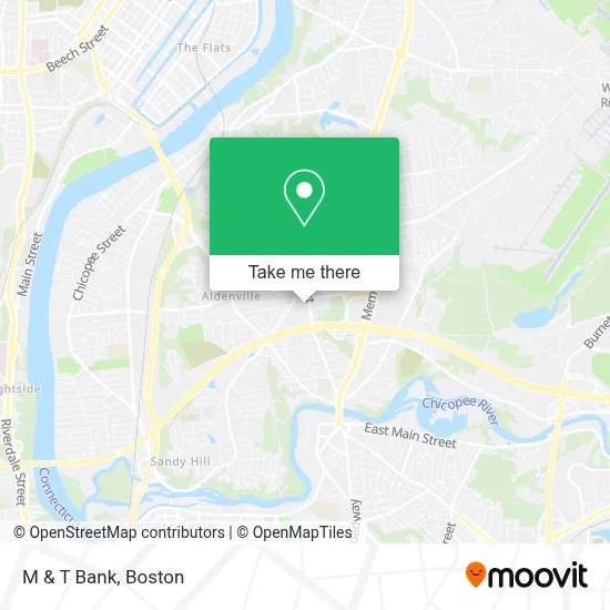 M & T Bank map