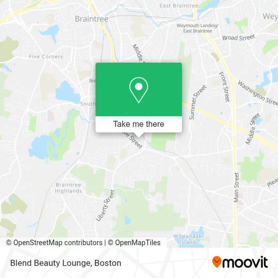 Blend Beauty Lounge map